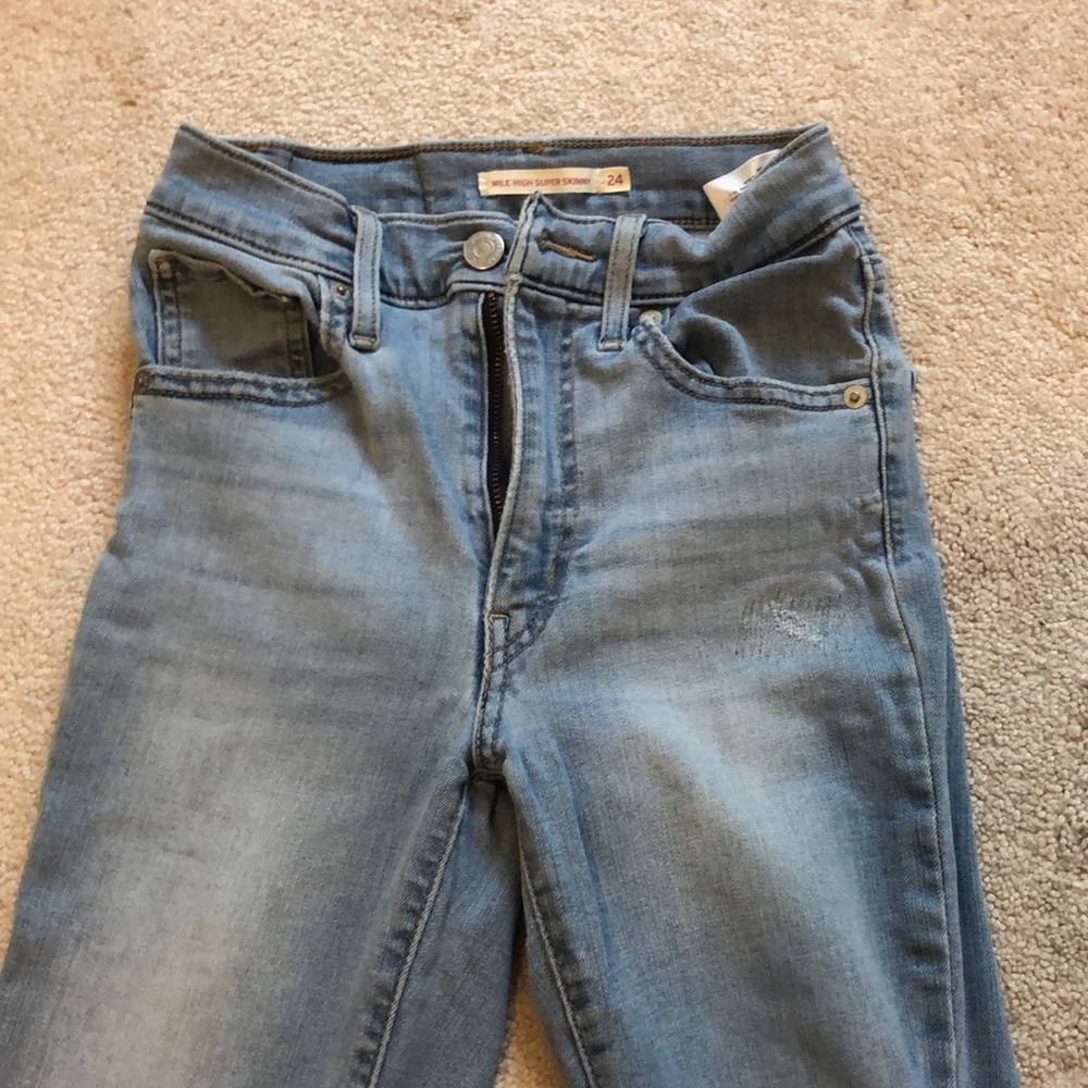 Levi’s Mile high super skinny jeans